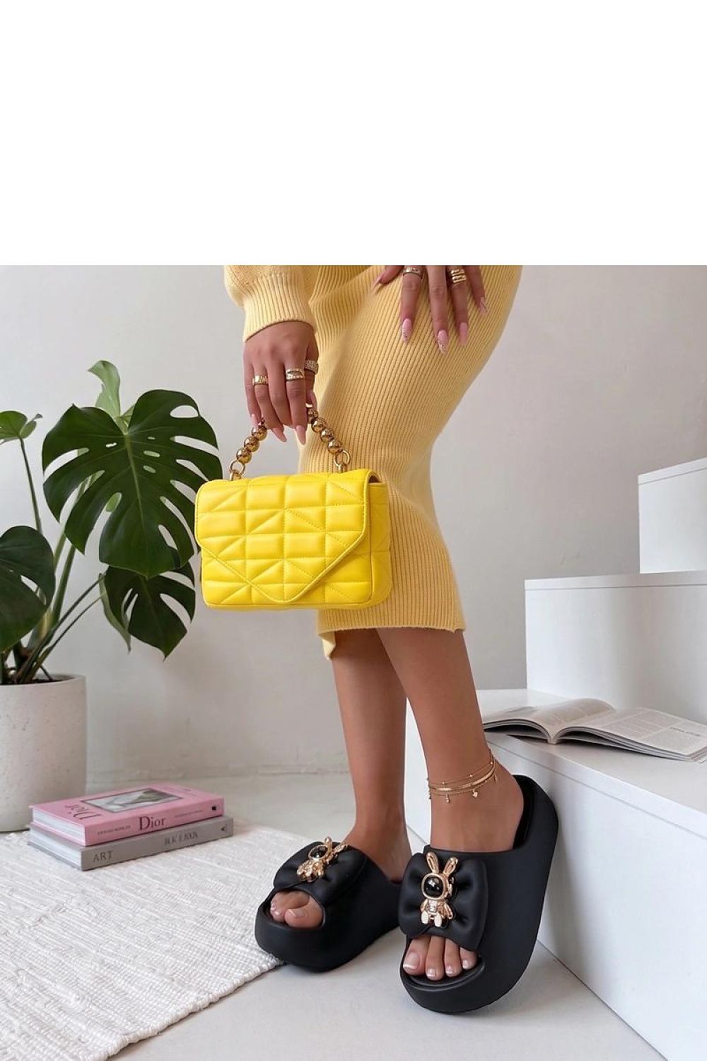  Papuci cu platformă model 227249 Solea 