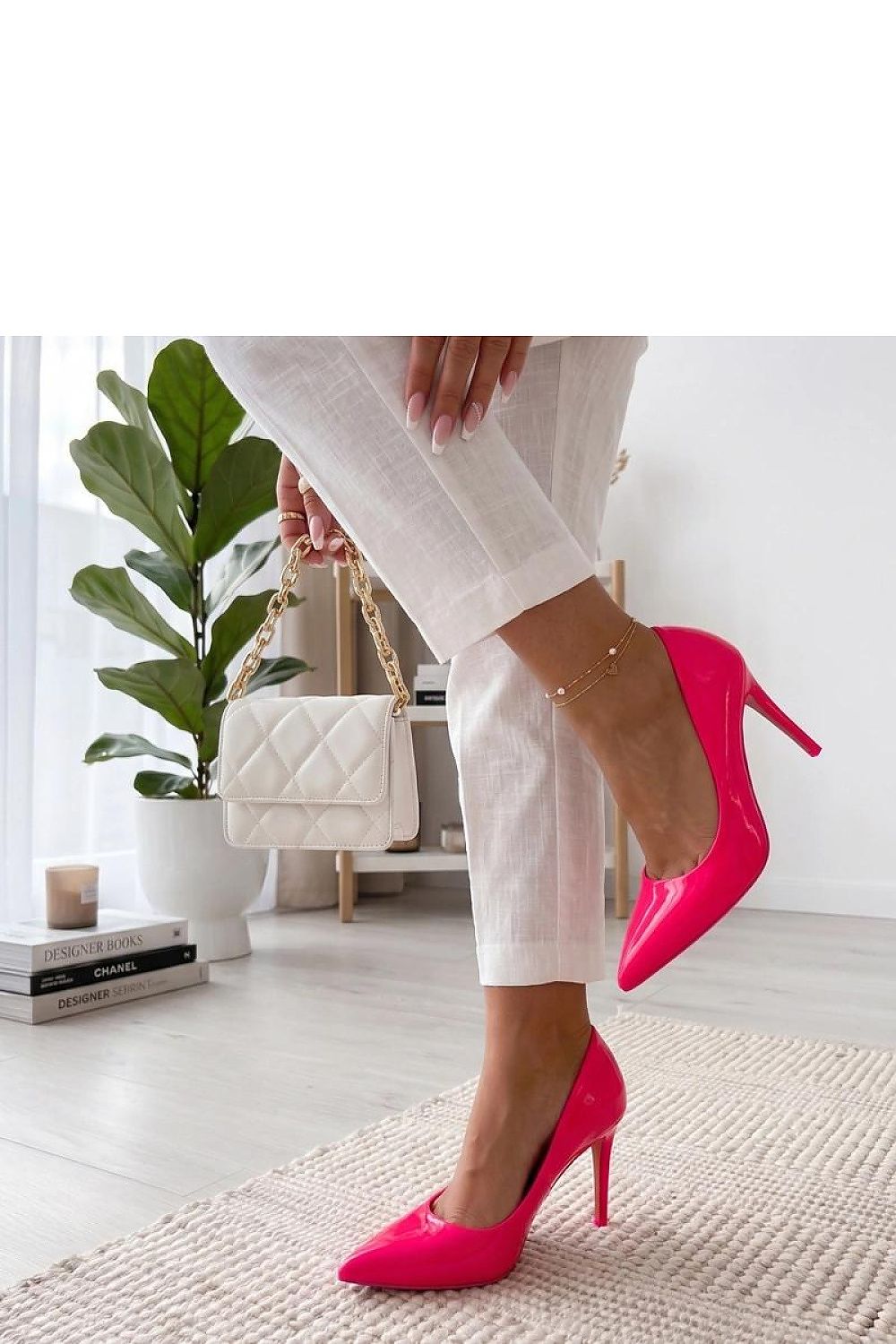  Pantofi cu toc subţire (stiletto) model 227255 Solea 