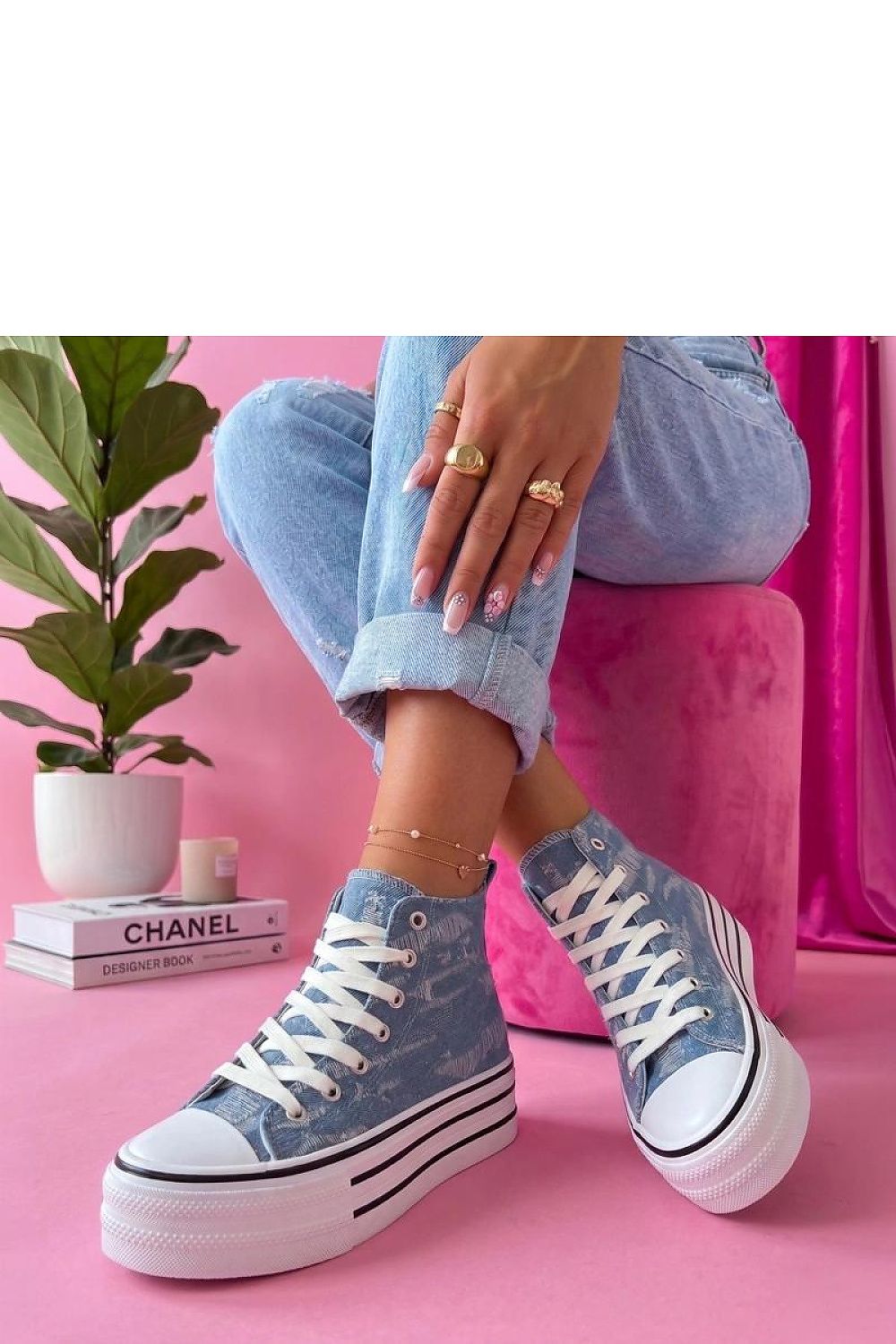  Adidași cu platformă model 227259 Solea 