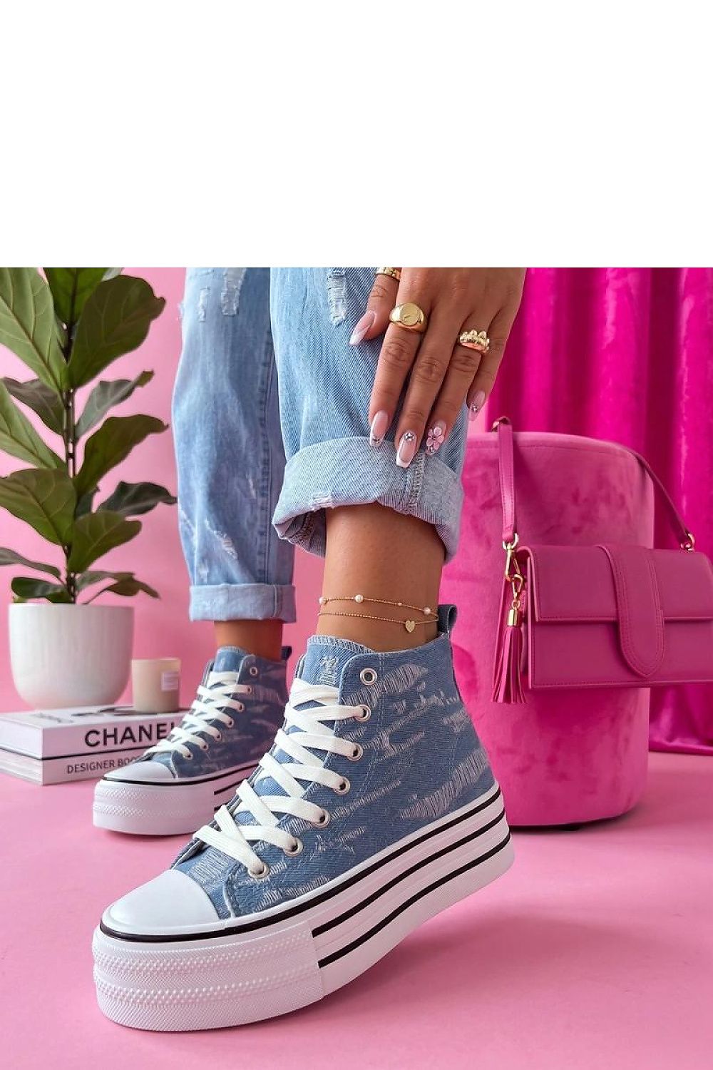  Adidași cu platformă model 227259 Solea 
