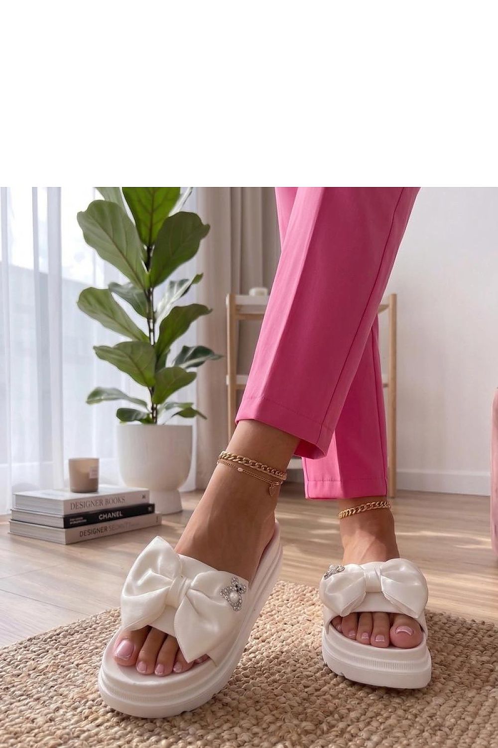  Papuci cu platformă model 227261 Solea 