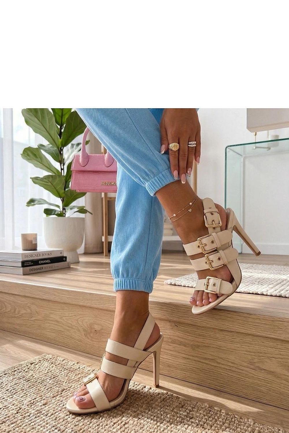  Sandale cu toc model 227278 Solea 