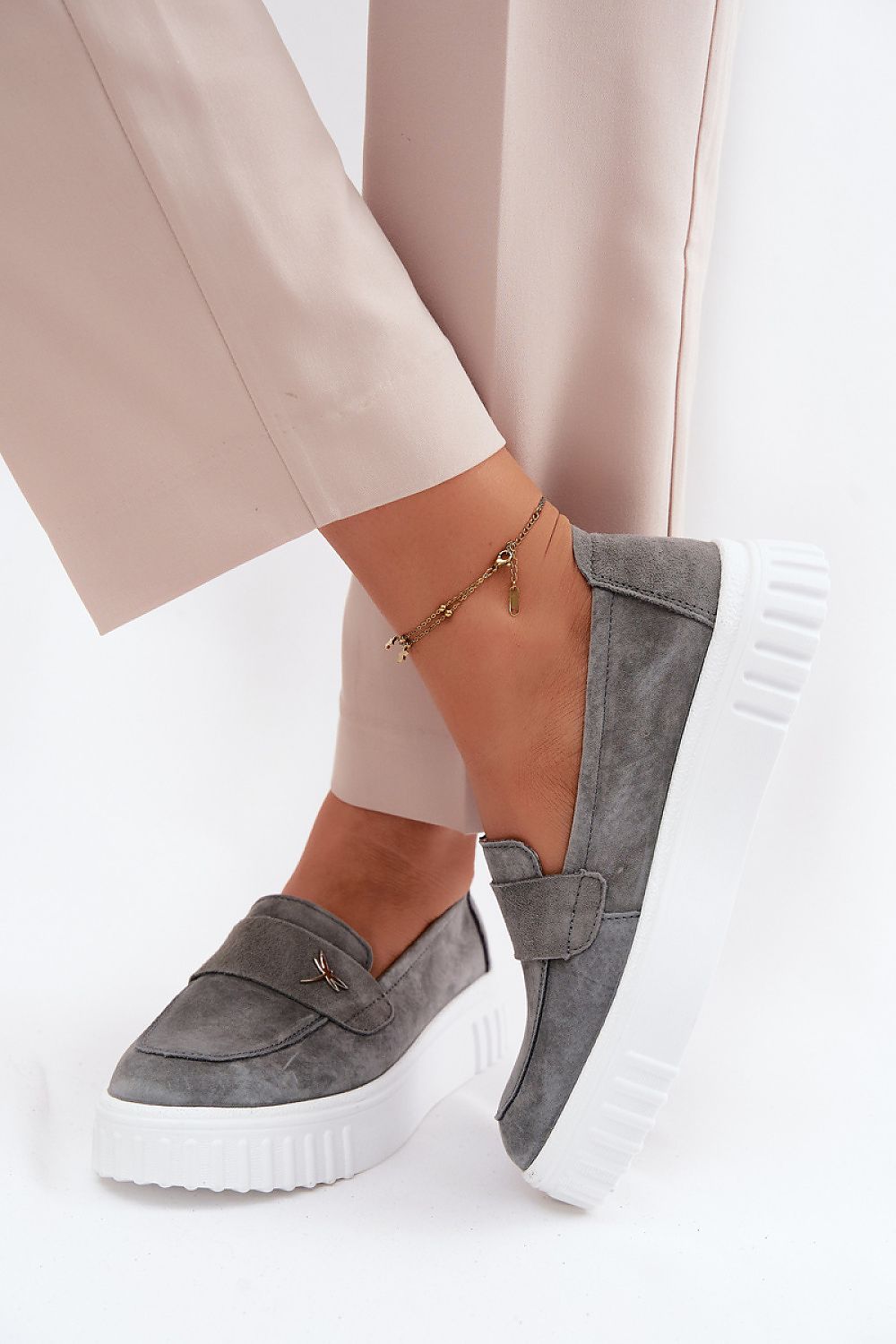  Pantofi sport cu platformă model 227427 Step in style 