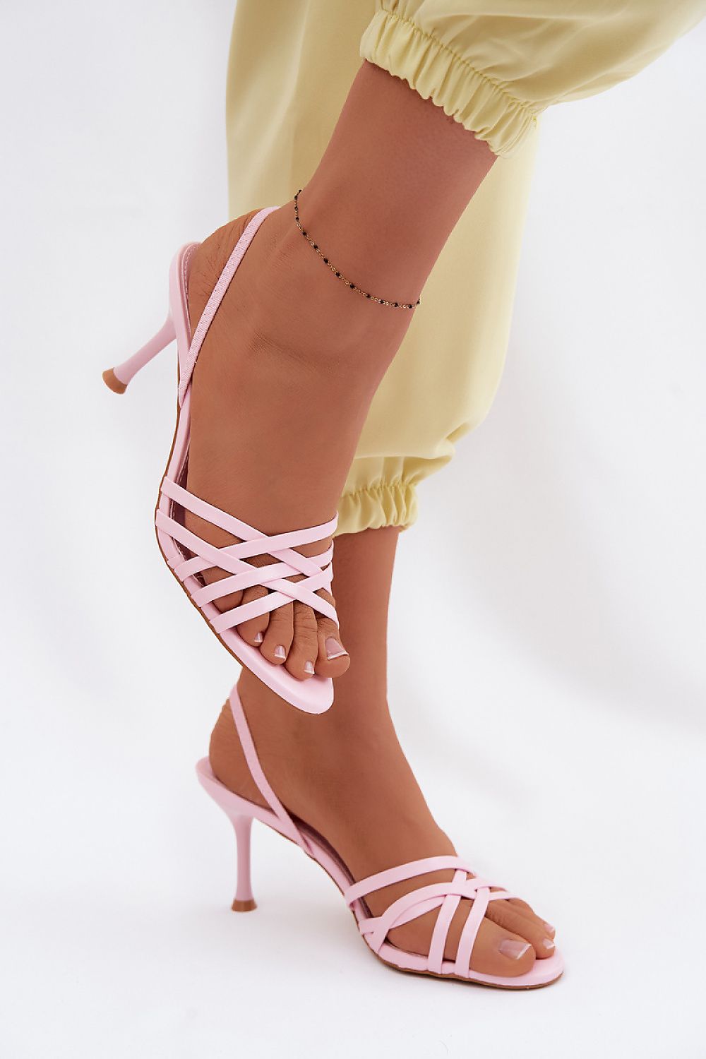  Sandale cu toc model 227436 Step in style 