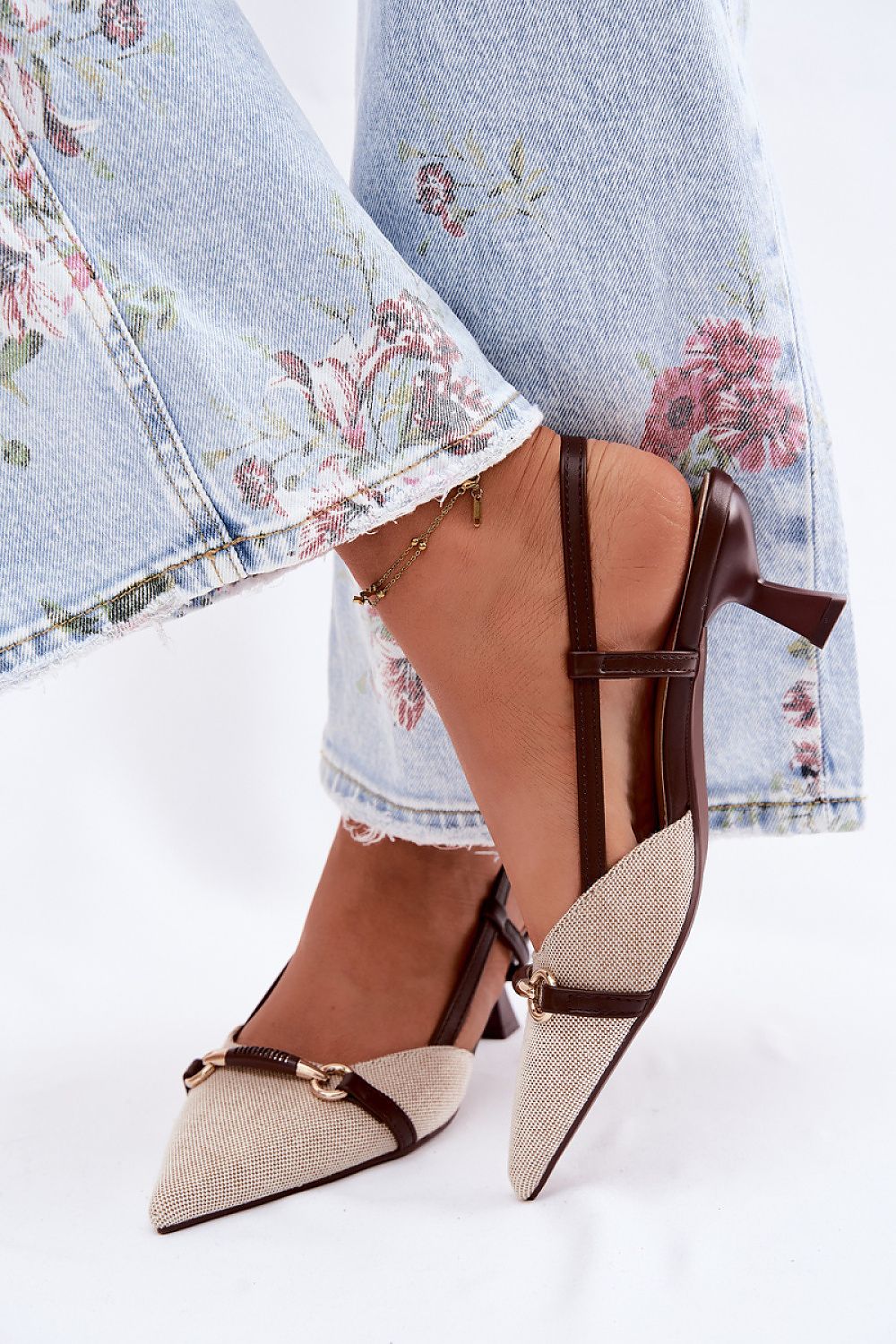  Sandale cu toc model 227445 Step in style 