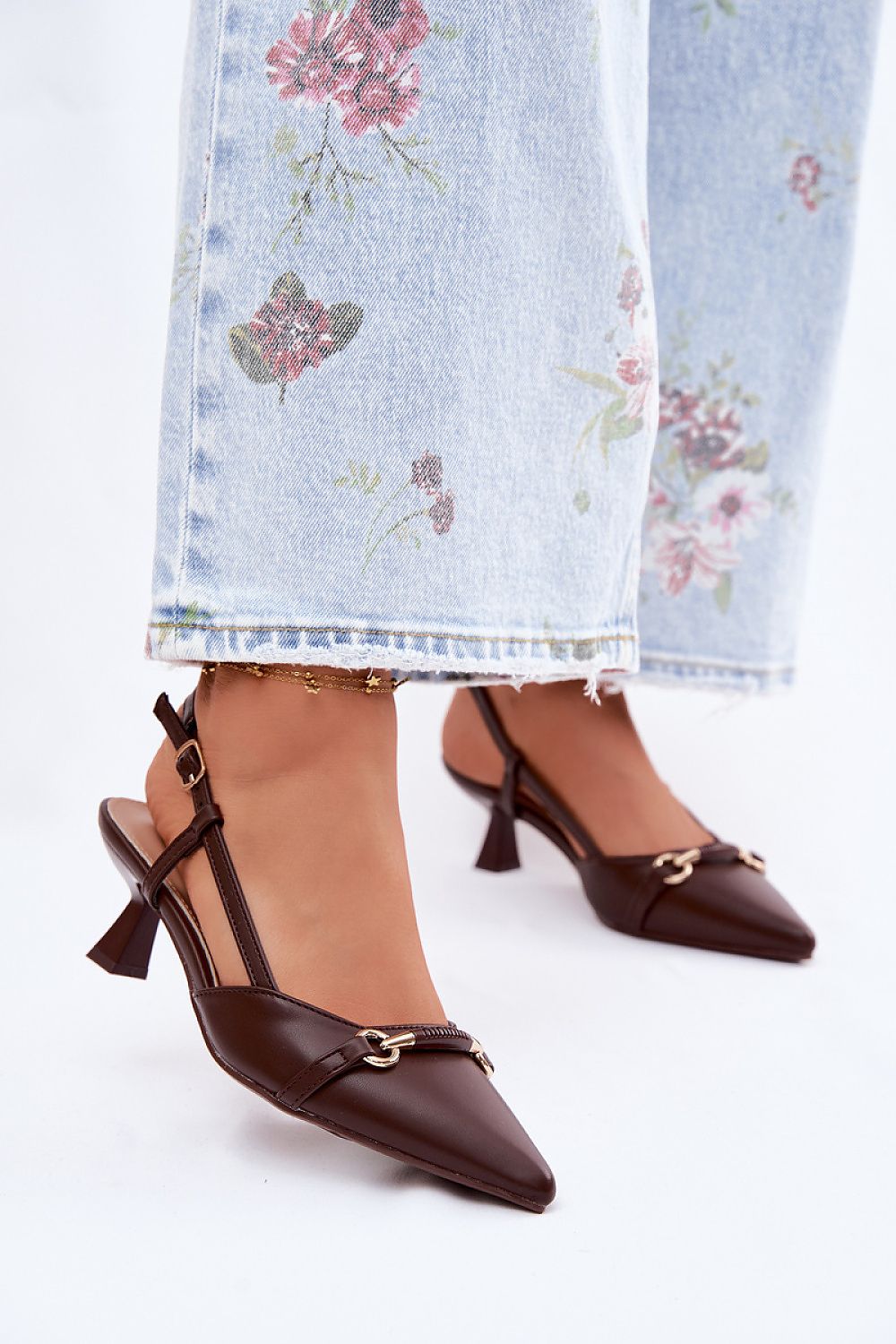  Sandale cu toc model 227446 Step in style 