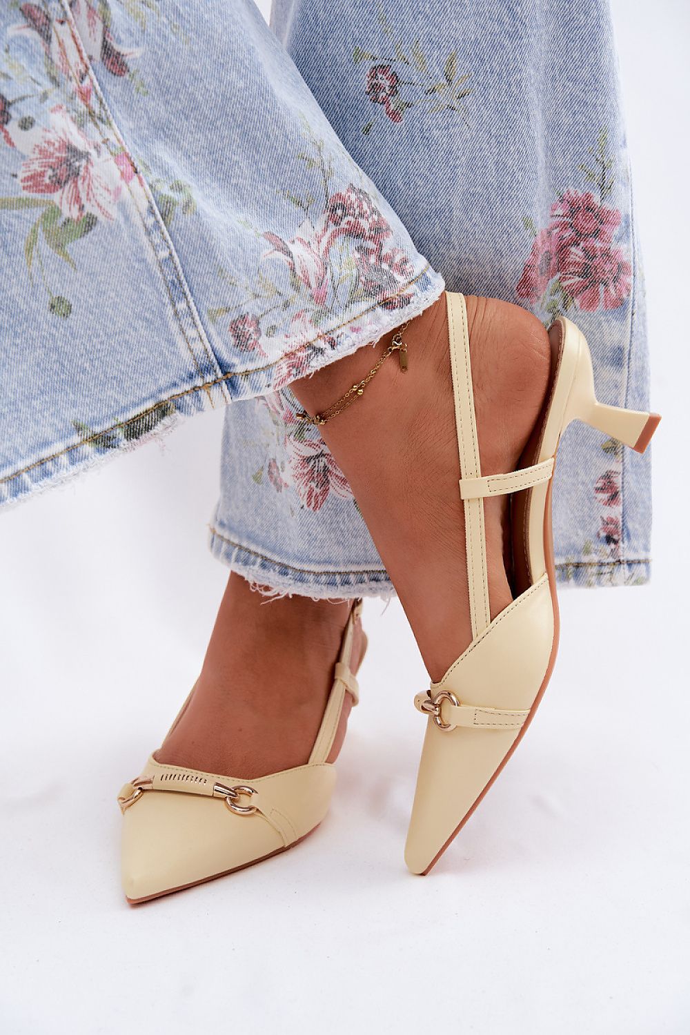  Sandale cu toc model 227447 Step in style 
