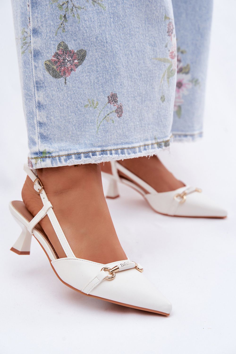  Sandale cu toc model 227448 Step in style 