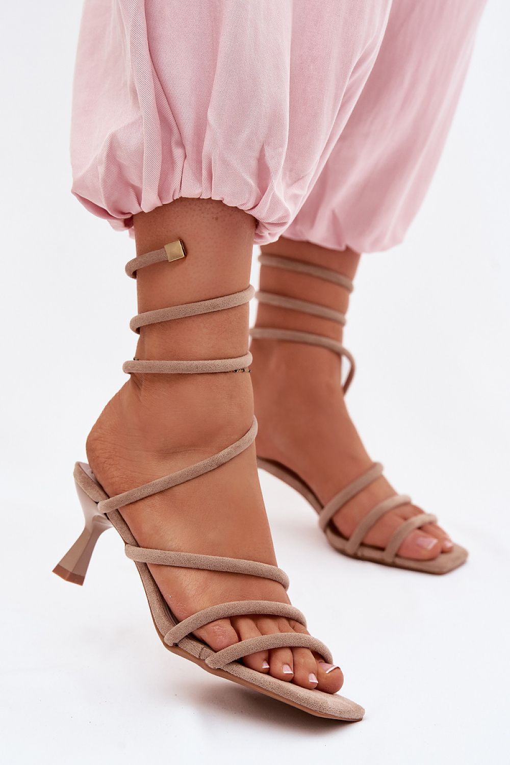  Sandale cu toc model 227452 Step in style 