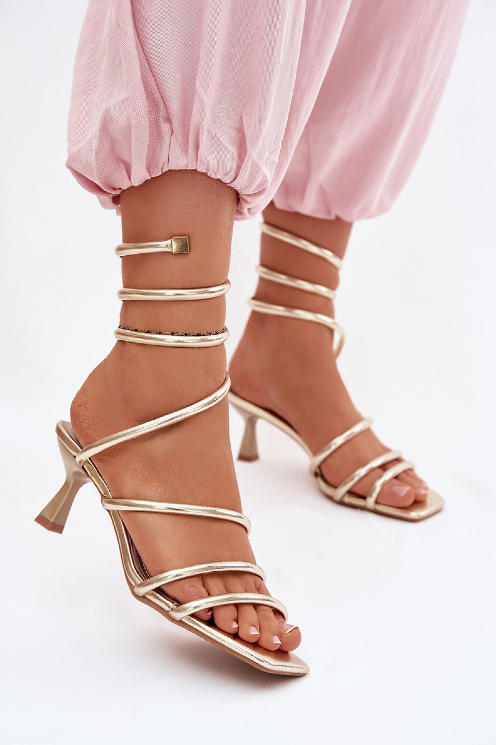  Sandale cu toc model 227453 Step in style 