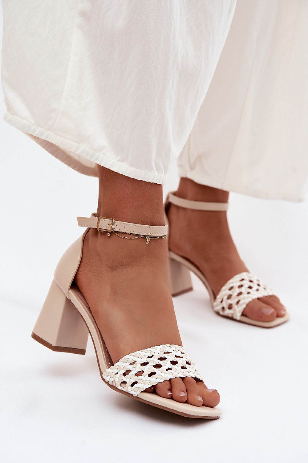  Sandale cu toc model 227455 Step in style 
