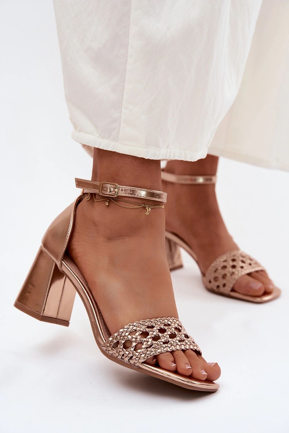  Sandale cu toc model 227454 Step in style 