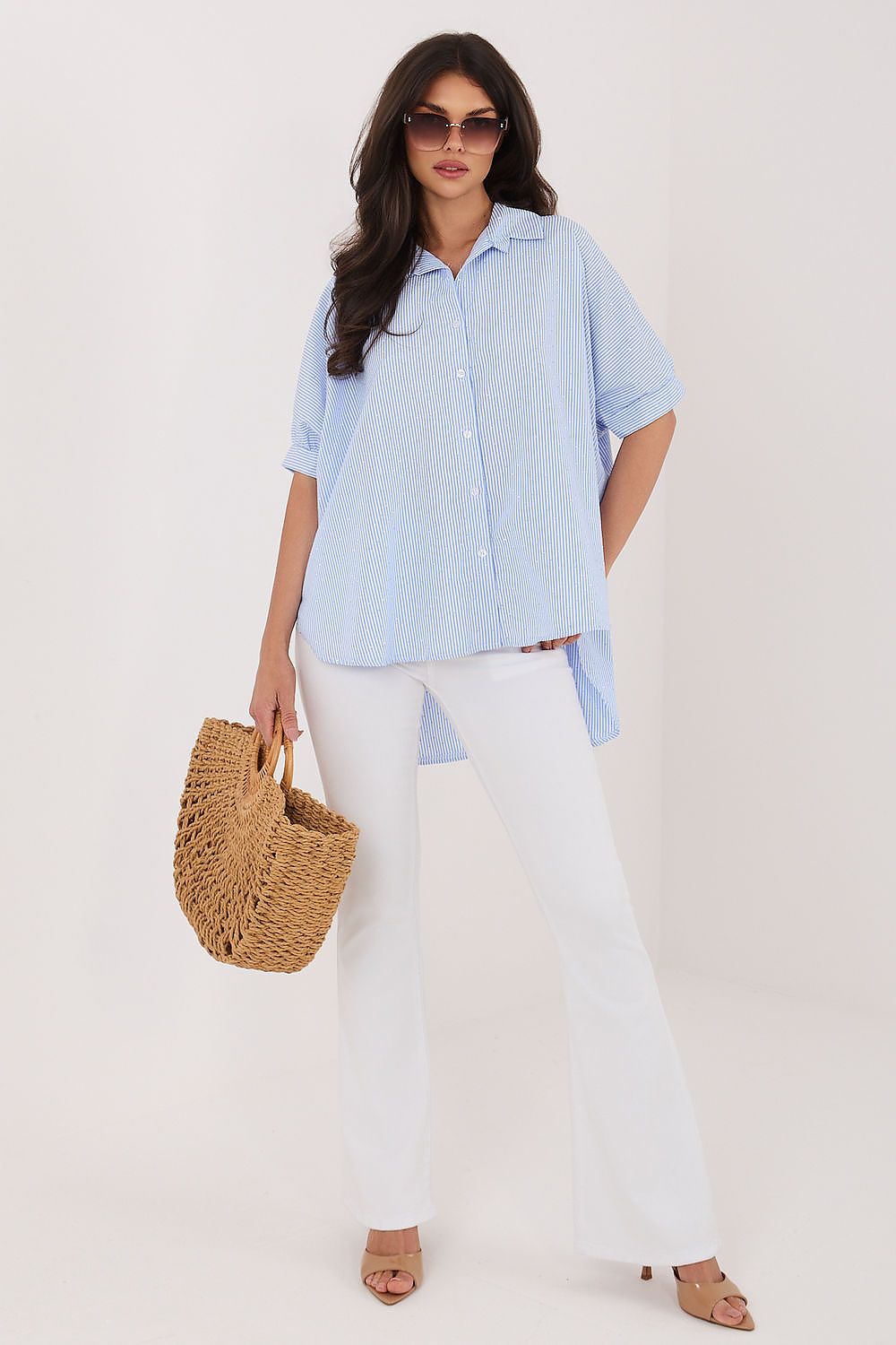  Cămaşă cu mânecă scurtă model 227655 Rue Paris 