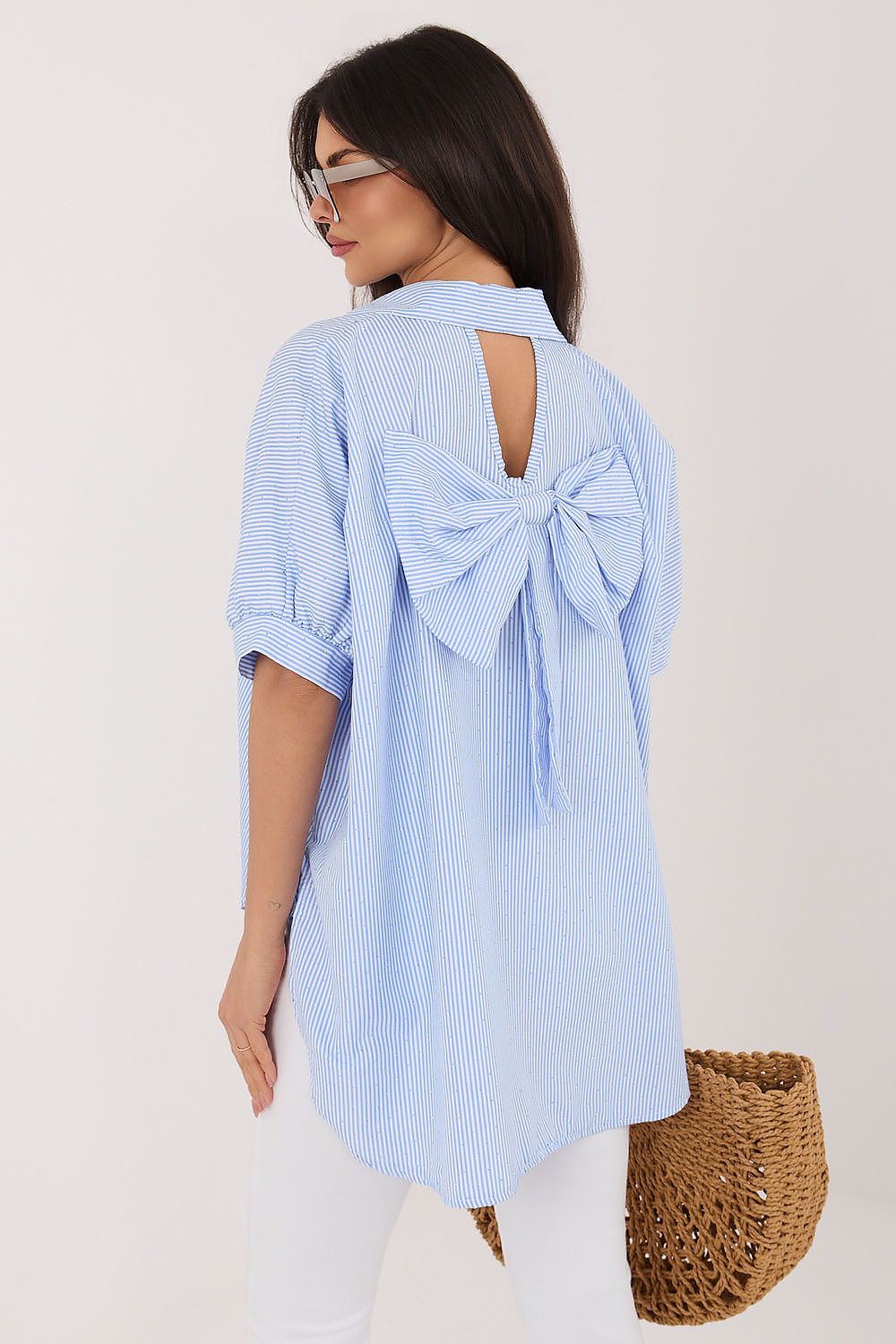  Cămaşă cu mânecă scurtă model 227655 Rue Paris 