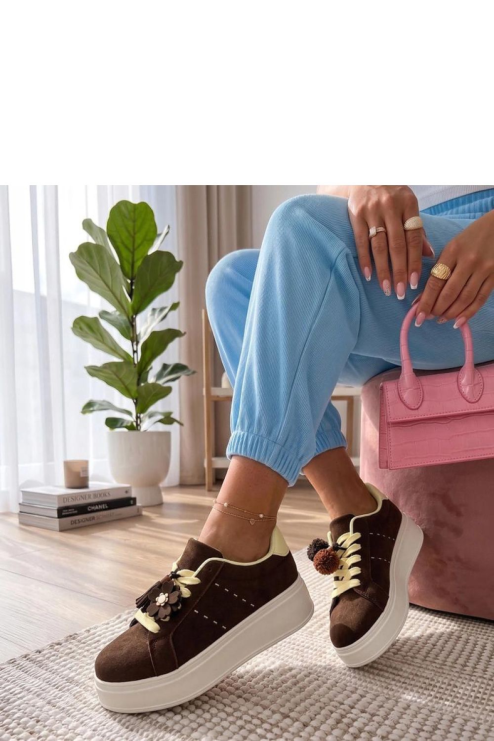  Pantofi sport pe platformă model 227728 Solea 