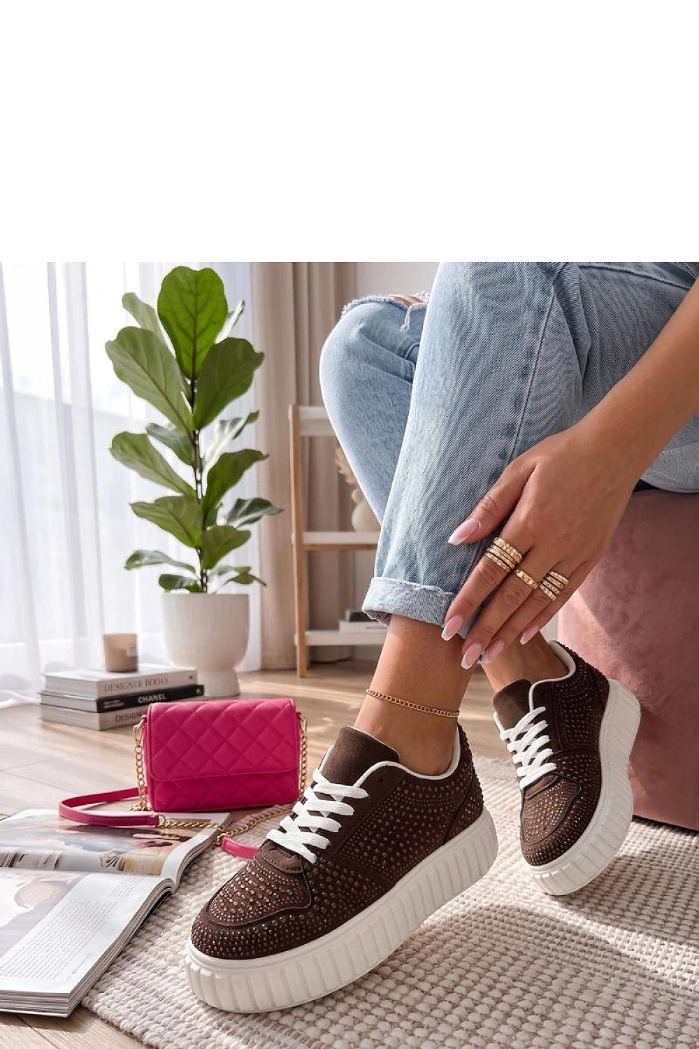  Pantofi sport pe platformă model 227734 Solea 