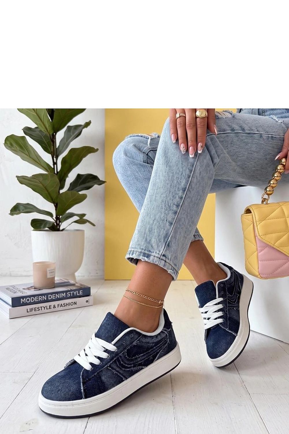  Pantofi sport pe platformă model 227744 Solea 
