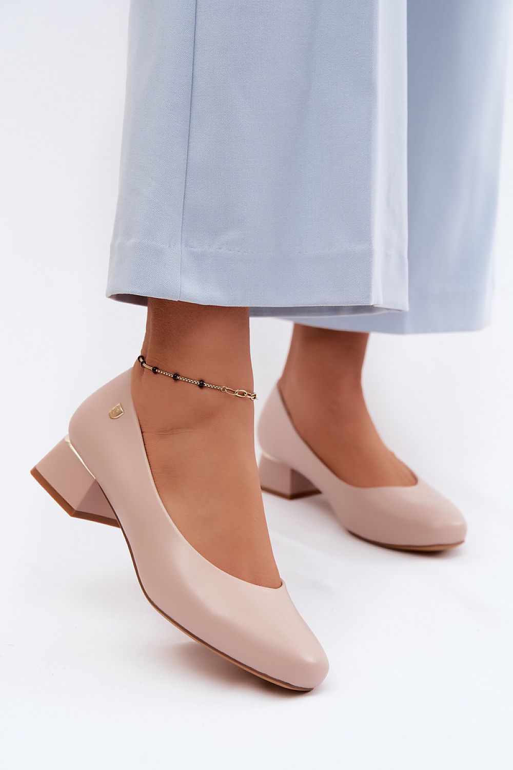  Pantofi cu toc simplu model 227797 Step in style 