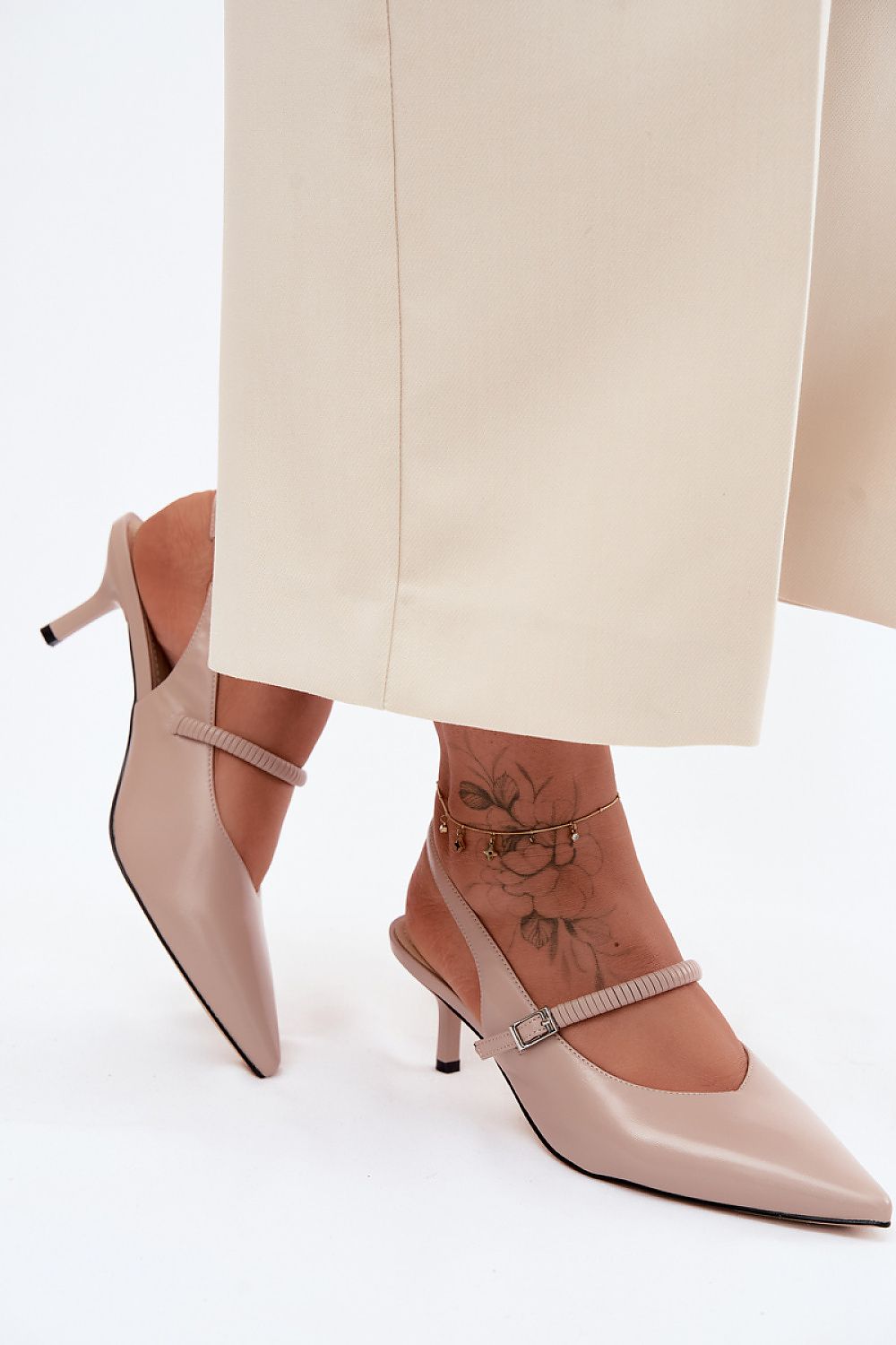  Pantofi cu toc simplu model 227800 Step in style 