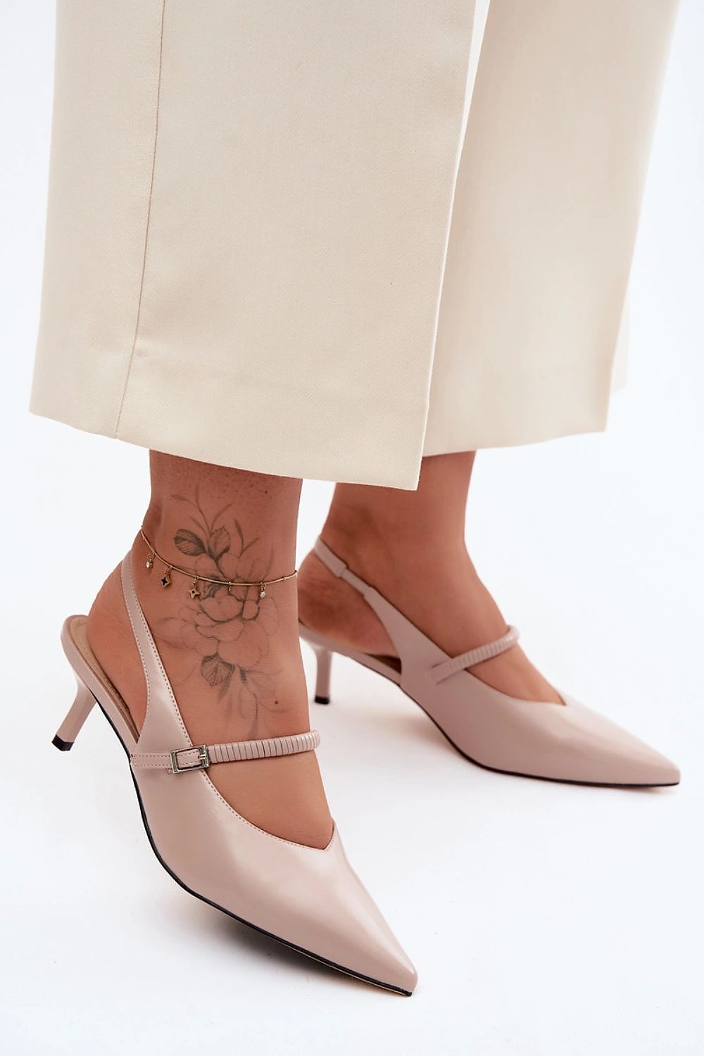  Pantofi cu toc simplu model 227800 Step in style 