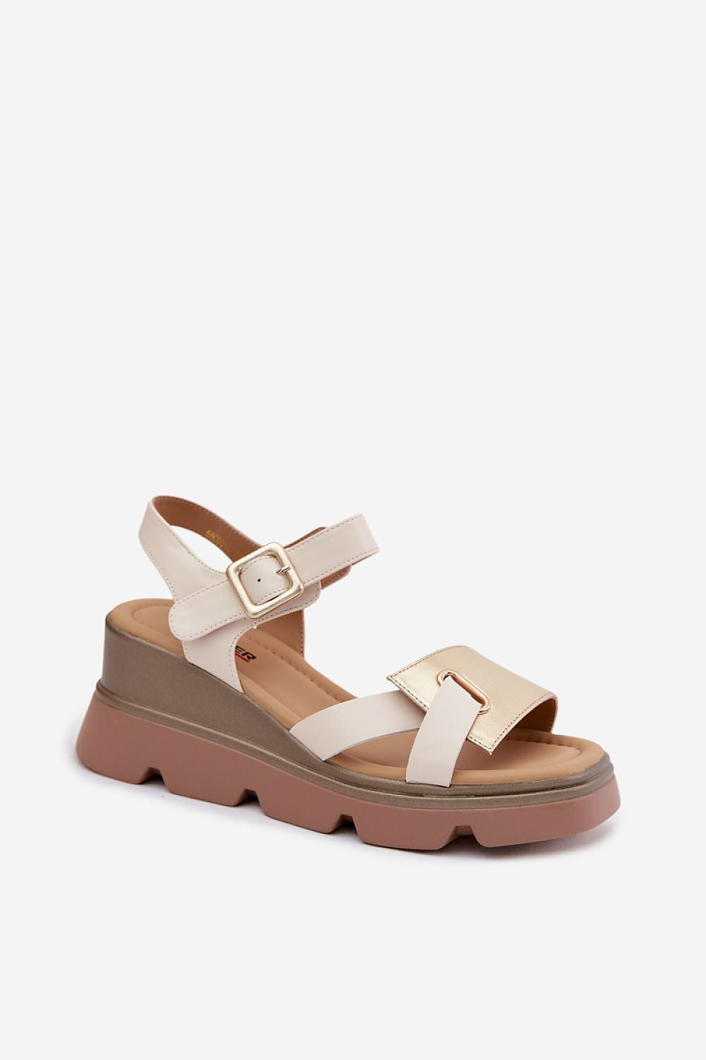  Sandale cu talpă tip pană model 227899 Step in style 