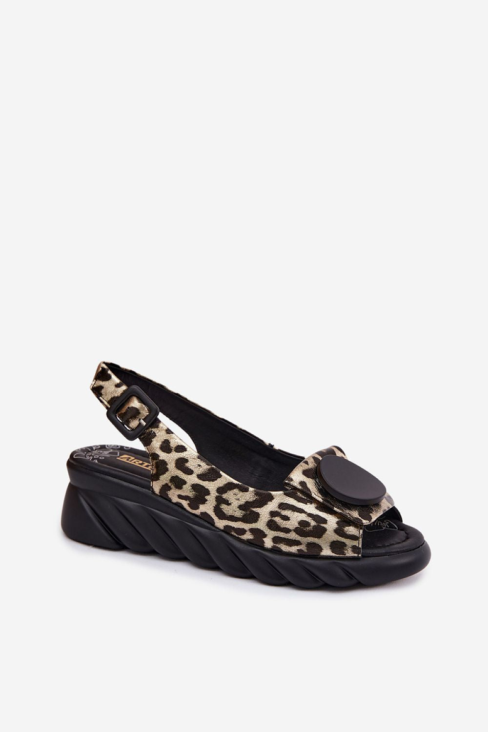  Sandale cu talpă tip pană model 227905 Step in style 