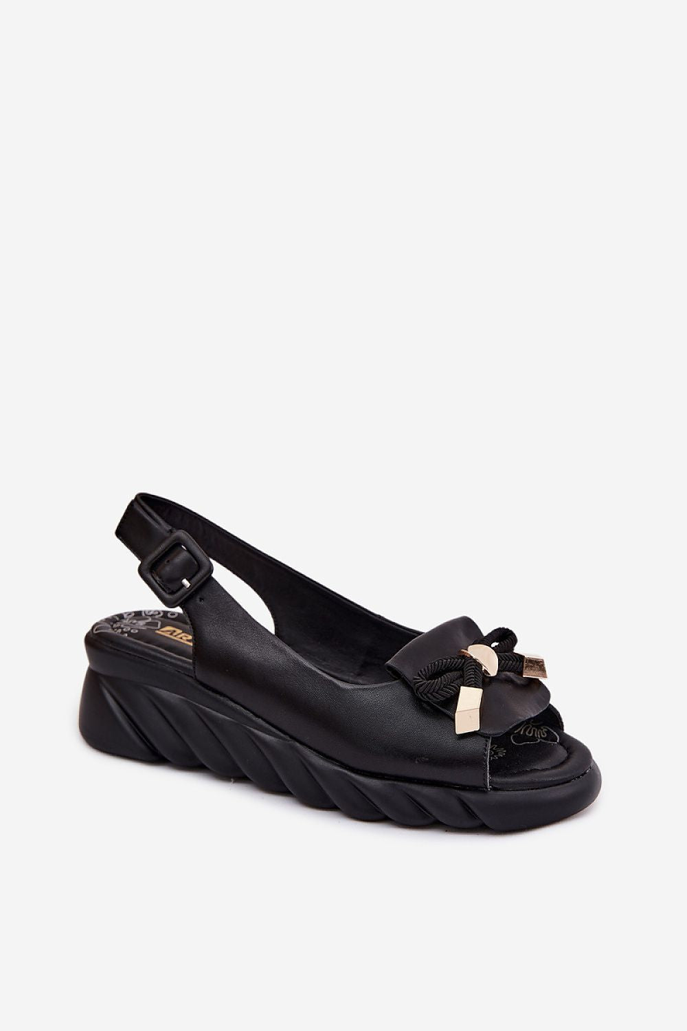  Sandale cu talpă tip pană model 227906 Step in style 