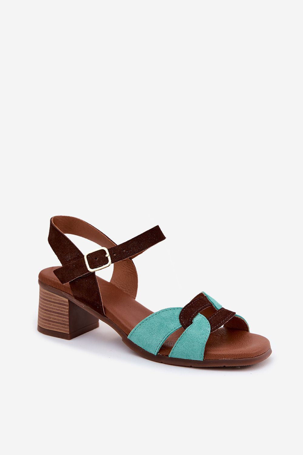  Sandale cu toc model 227911 Step in style 