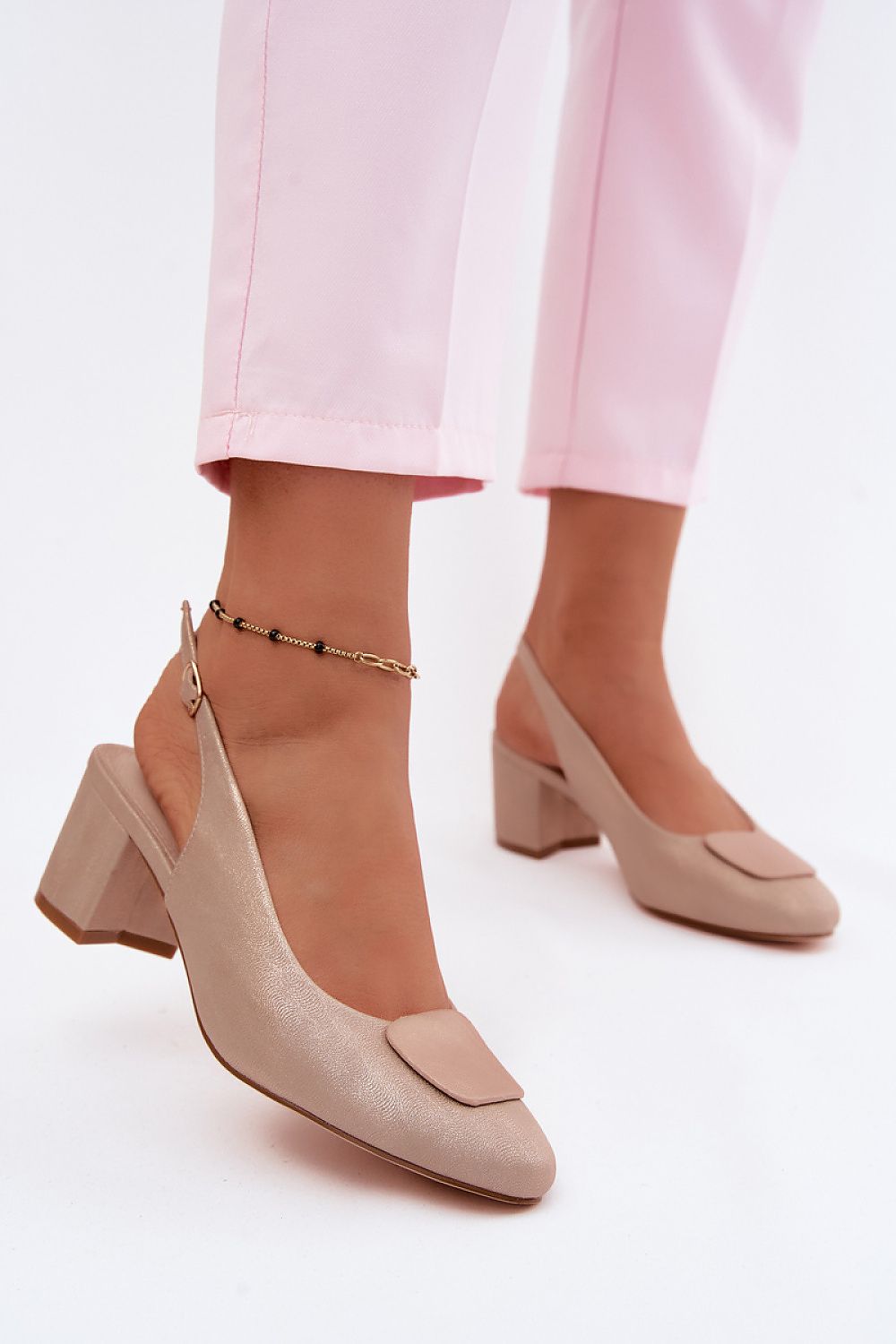  Sandale cu toc model 227918 Step in style 