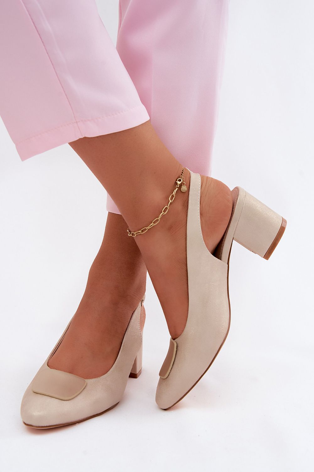  Sandale cu toc model 227919 Step in style 