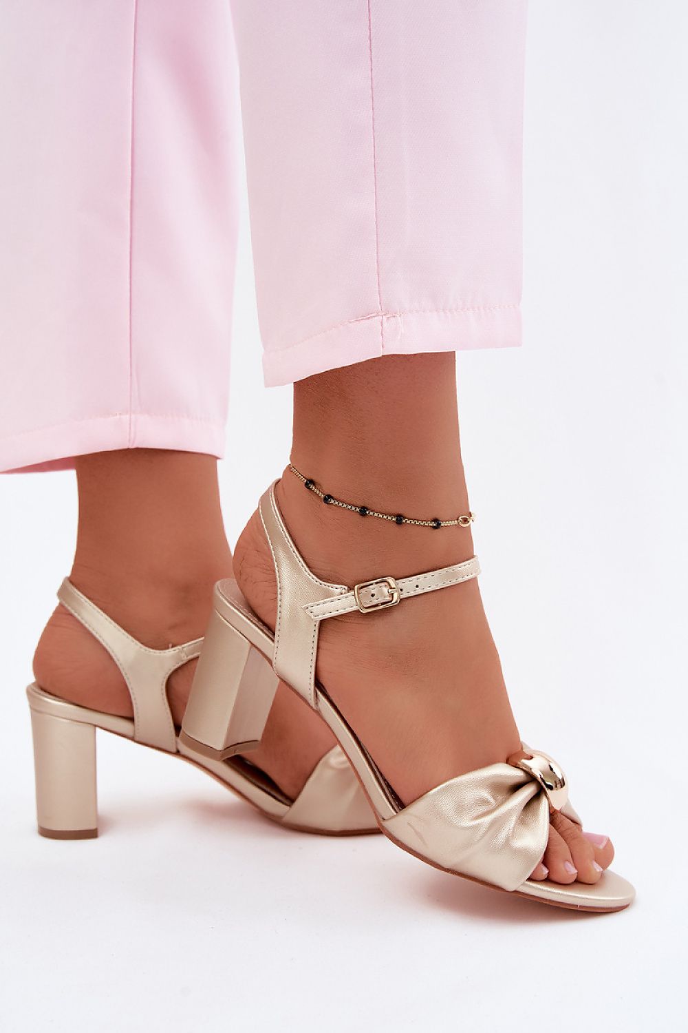  Sandale cu toc model 227921 Step in style 