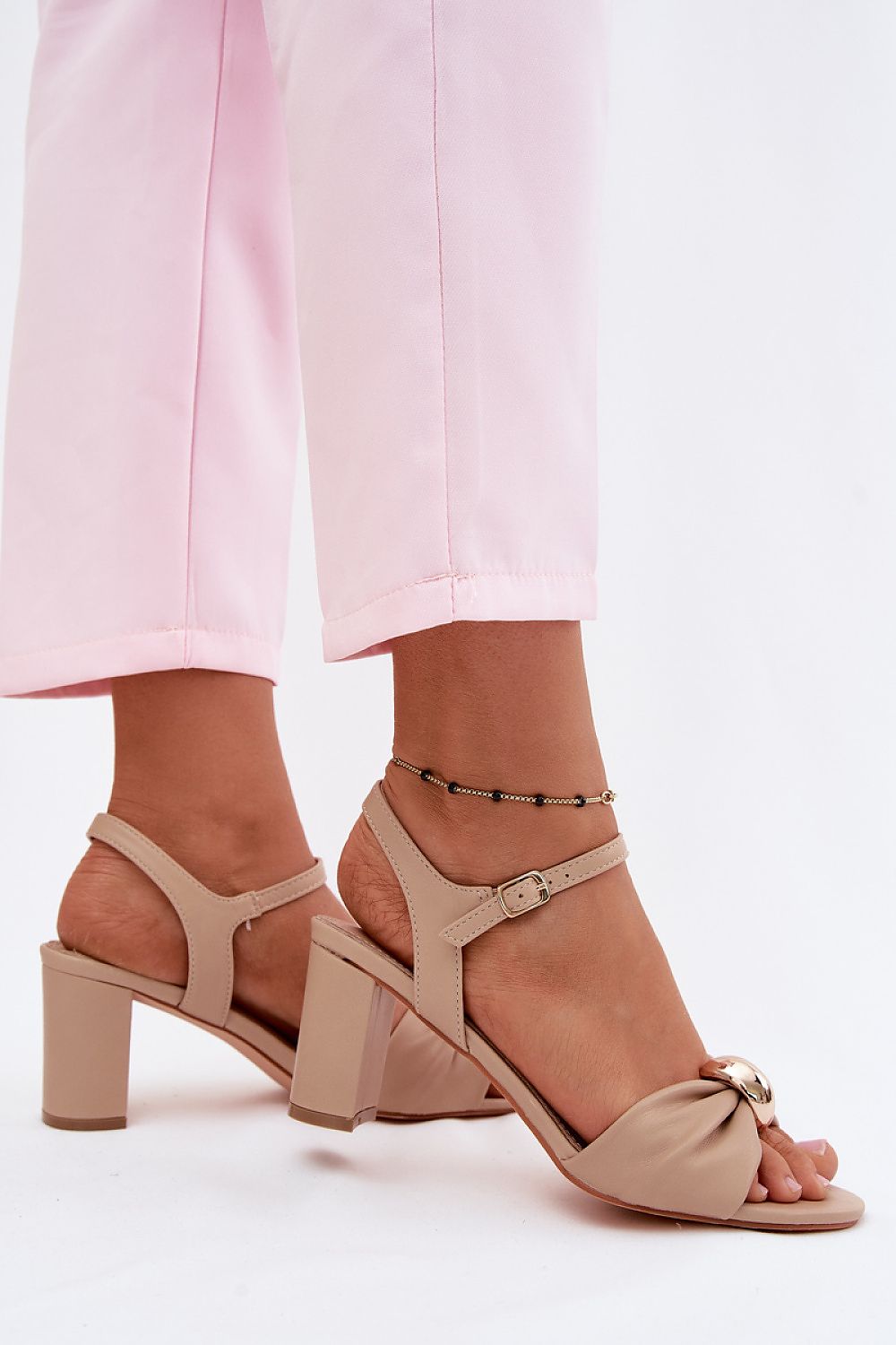  Sandale cu toc model 227922 Step in style 