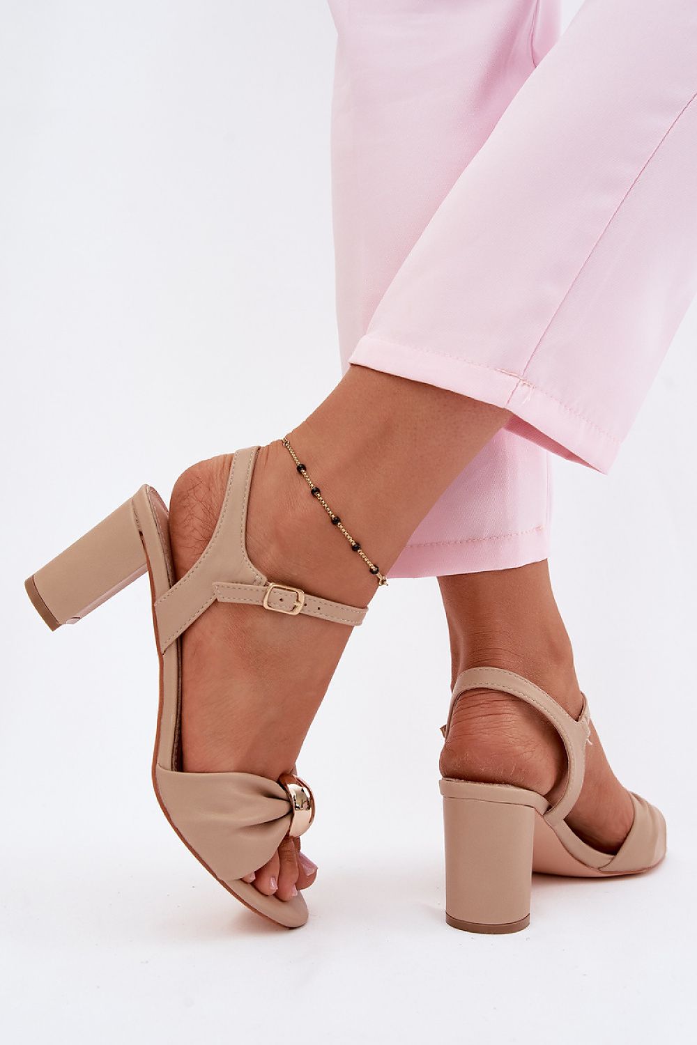  Sandale cu toc model 227922 Step in style 