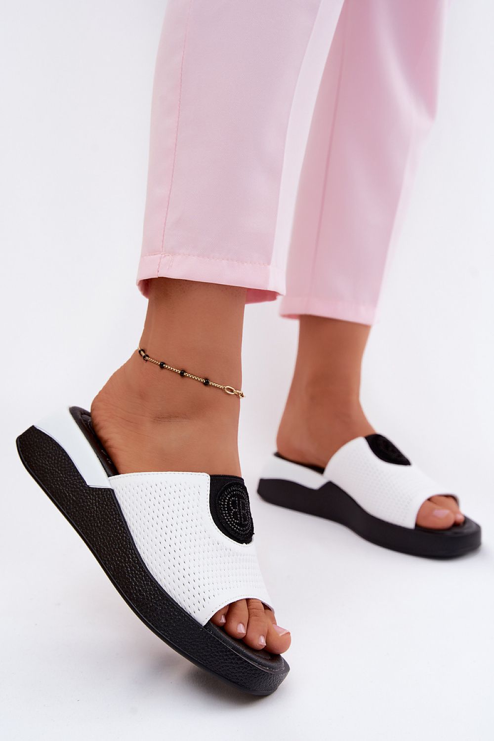  Sandale cu talpă tip pană model 227932 Step in style 