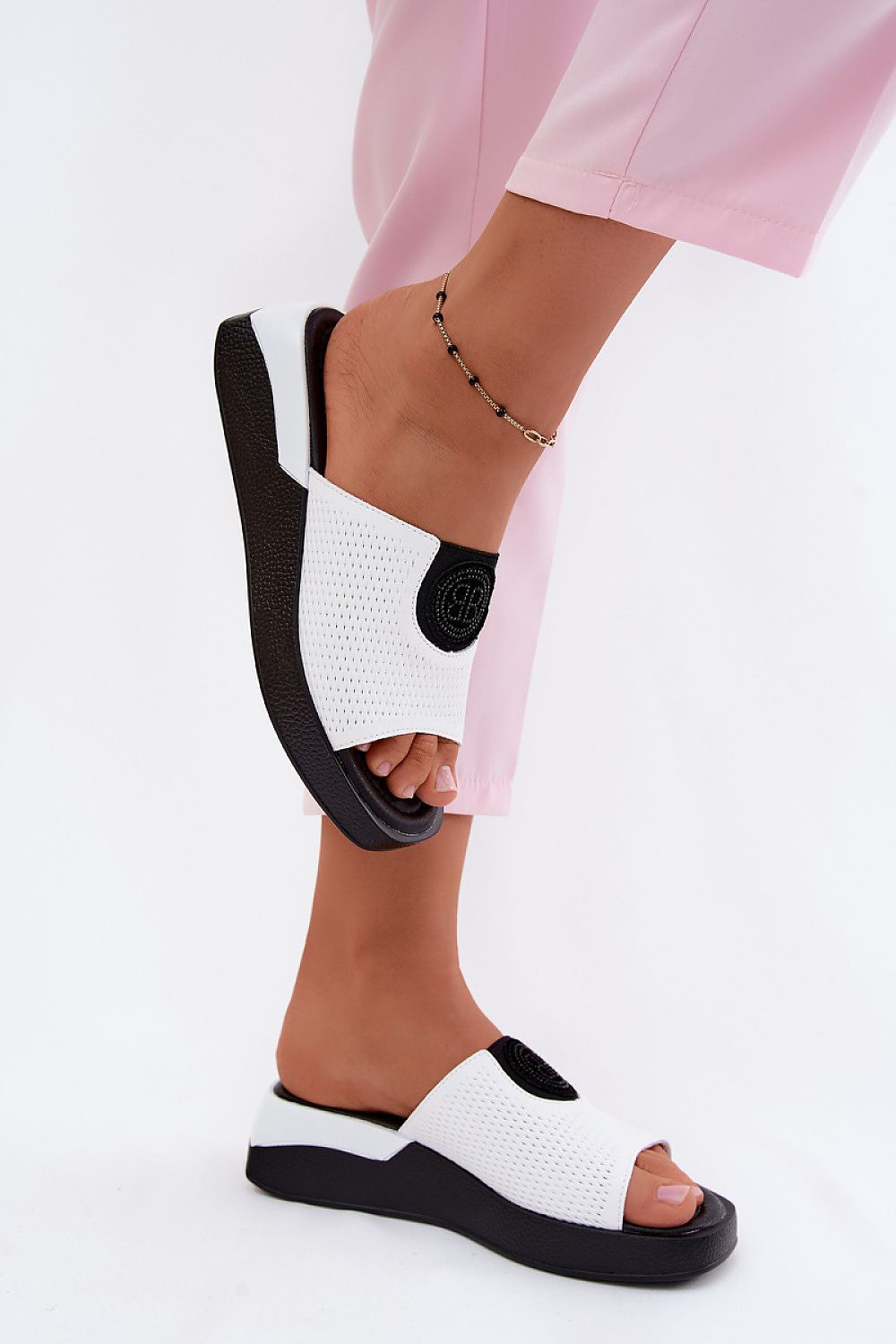  Sandale cu talpă tip pană model 227932 Step in style 