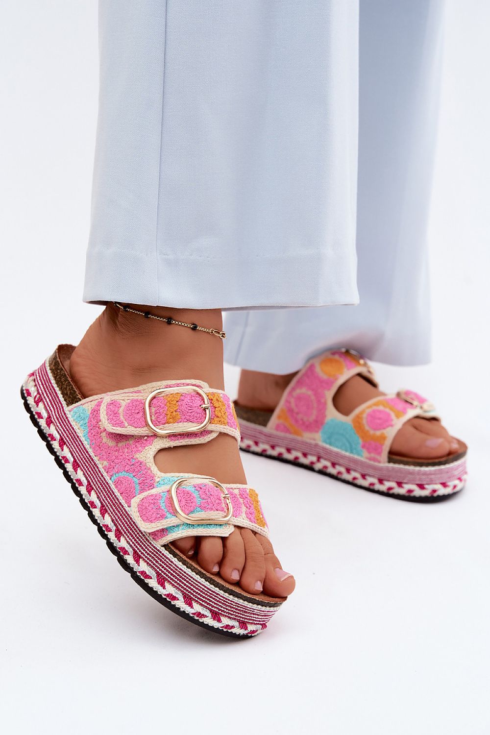  Papuci cu platformă model 227934 Step in style 