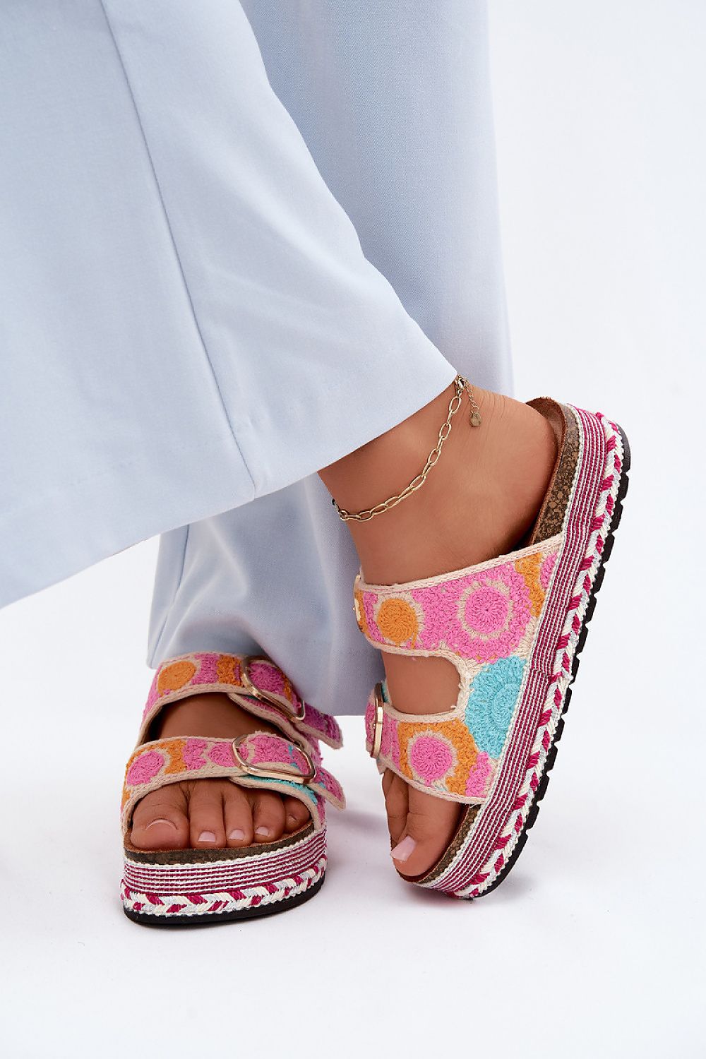  Papuci cu platformă model 227934 Step in style 