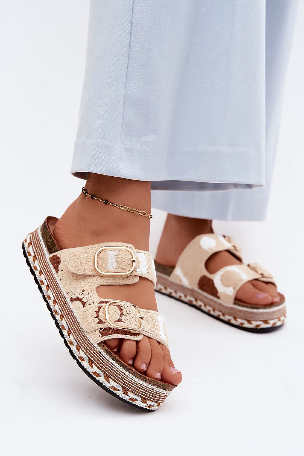  Papuci cu platformă model 227935 Step in style 