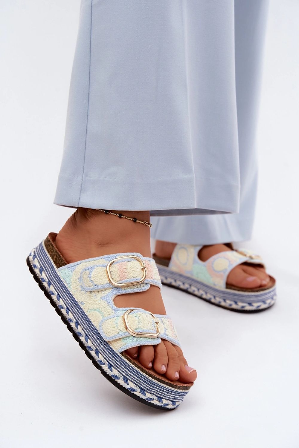 Papuci cu platformă model 227933 Step in style 