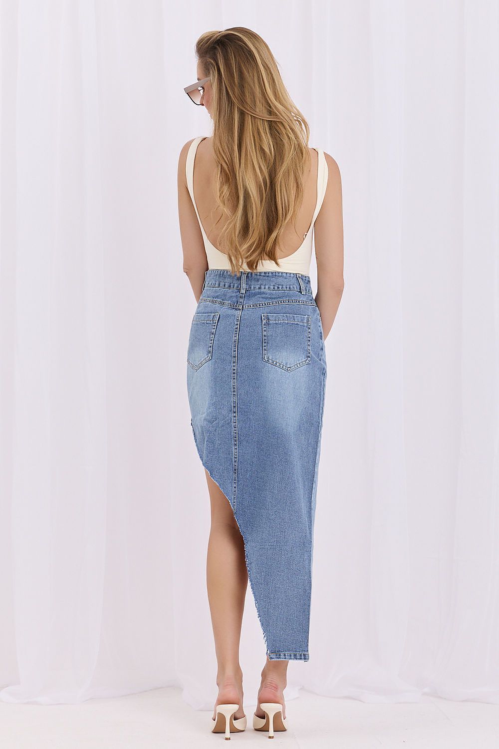  fustă din denim model 228026 Factory Price 