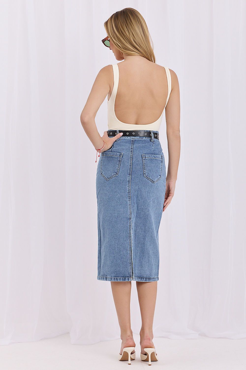  fustă din denim model 228027 Factory Price 