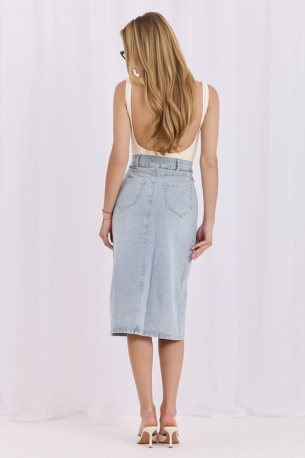 fustă din denim model 228031 Factory Price 
