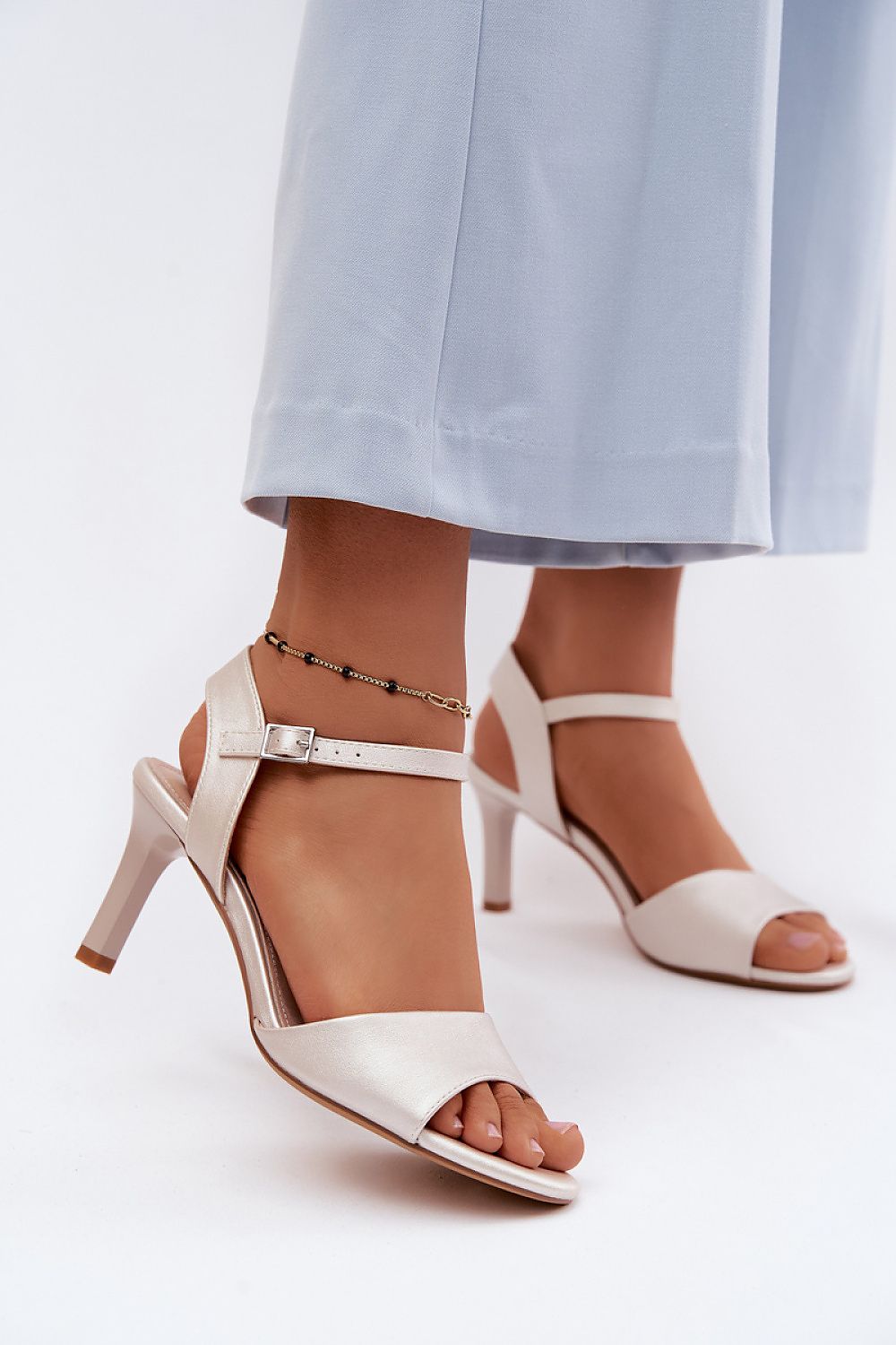  Sandale cu toc model 228107 Step in style 