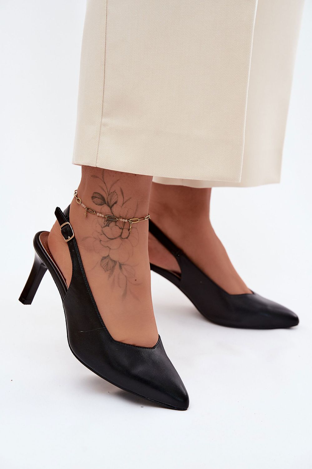  Sandale cu toc model 228111 Step in style 