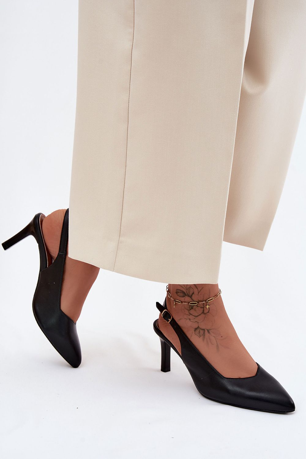  Sandale cu toc model 228111 Step in style 
