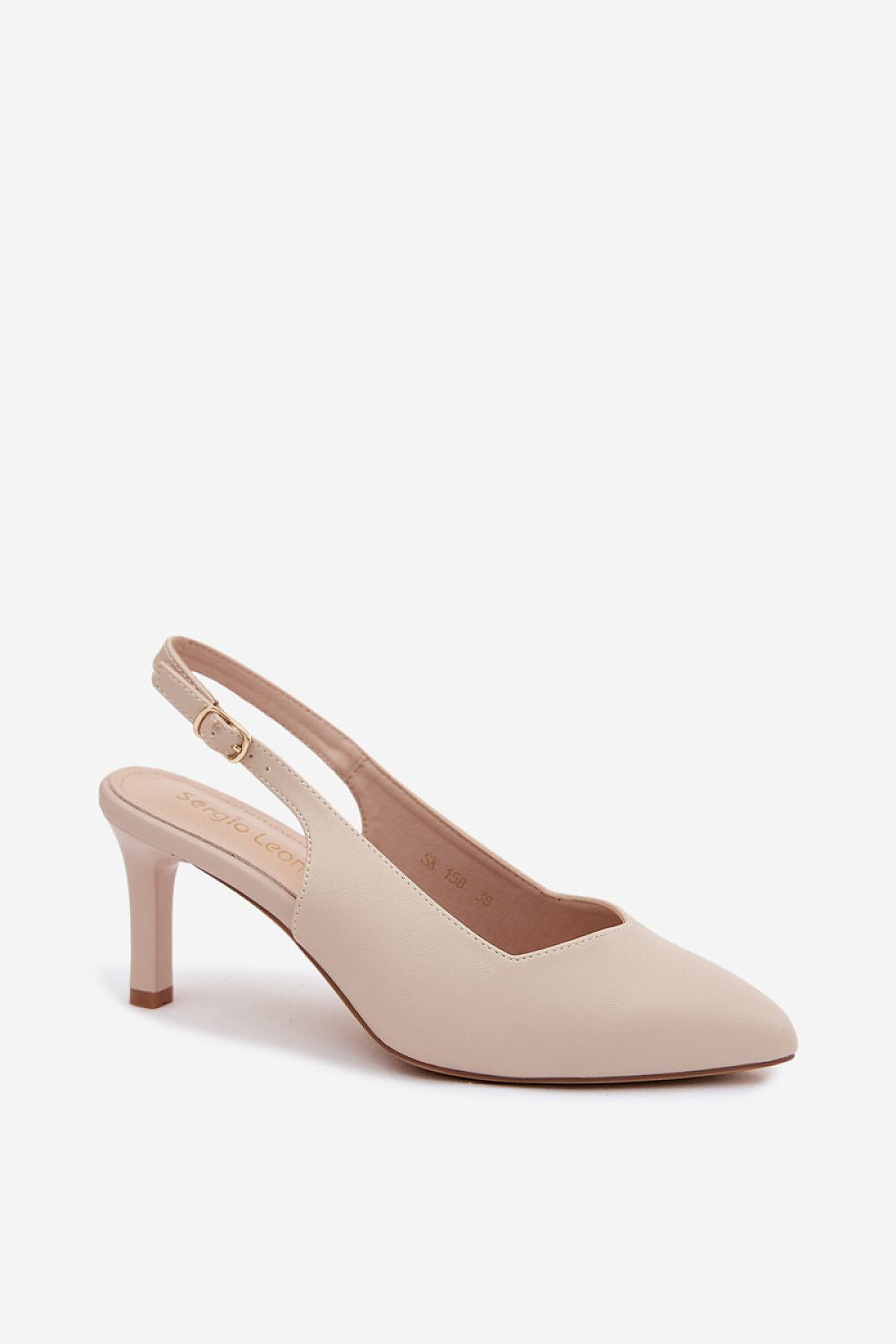  Sandale cu toc model 228112 Step in style 