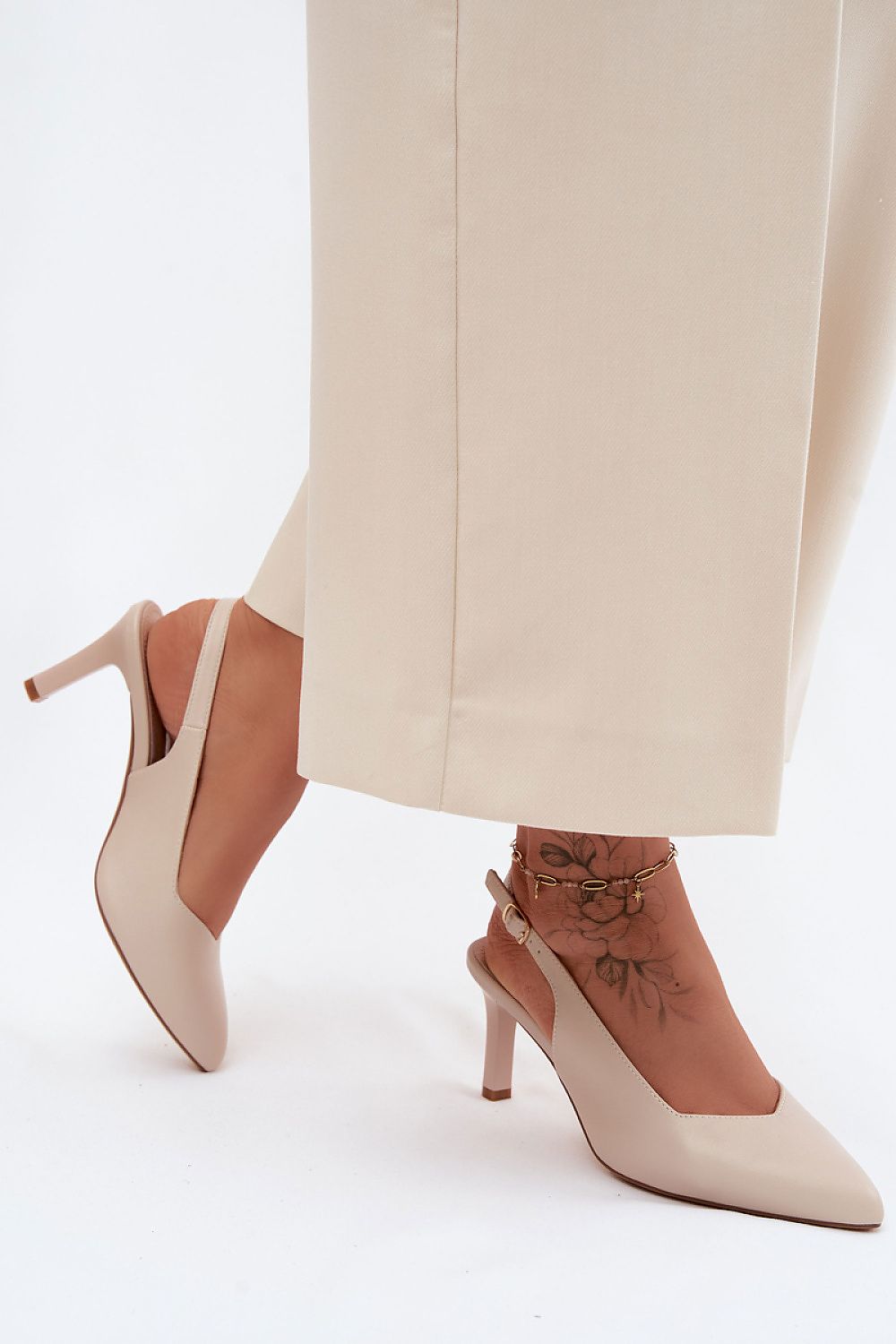  Sandale cu toc model 228112 Step in style 