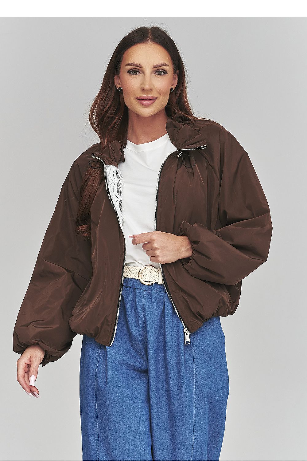  Jachetă model 228272 Makadamia 