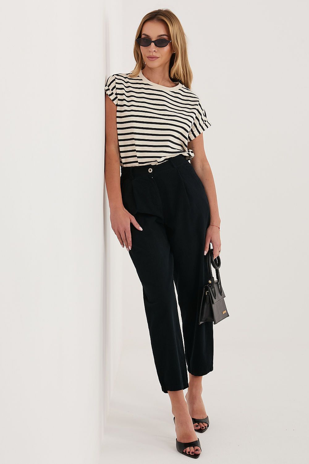 Pantaloni din catifea model 228358 Rue Paris 