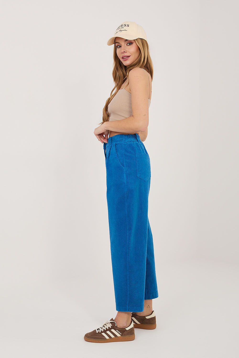  Pantaloni din catifea model 228362 Rue Paris 